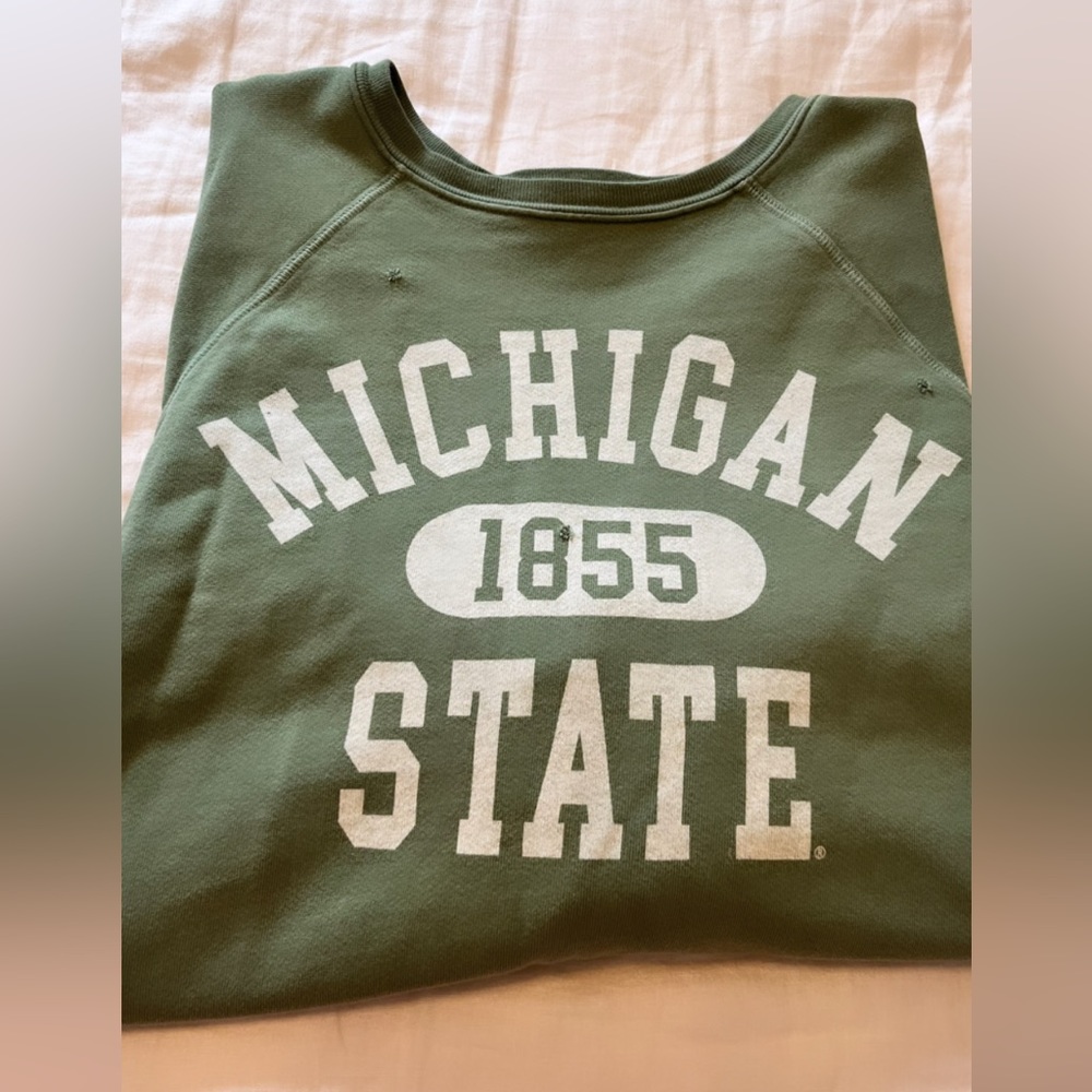 vintage michigan state sweatshirt